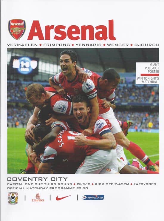 Arsenal FC v Coventry City FC